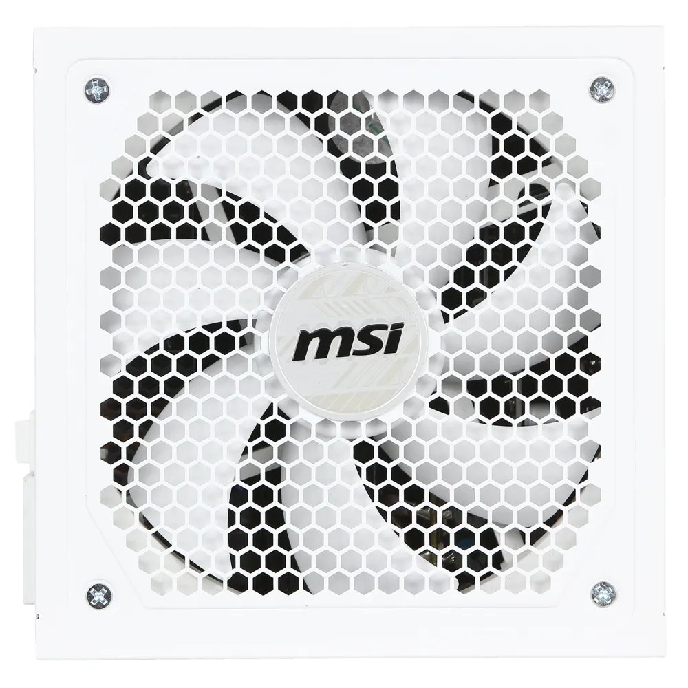 Блок питания ATX 1000 W MSI MAG A1000GL PCIE5 White — фото 4