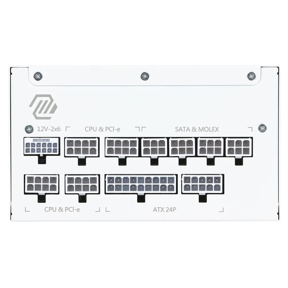 Блок питания ATX 1000 W MSI MAG A1000GL PCIE5 White — фото 3