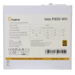 Блок питания ATX 850 W Ocypus Iota P850 White — фото 5