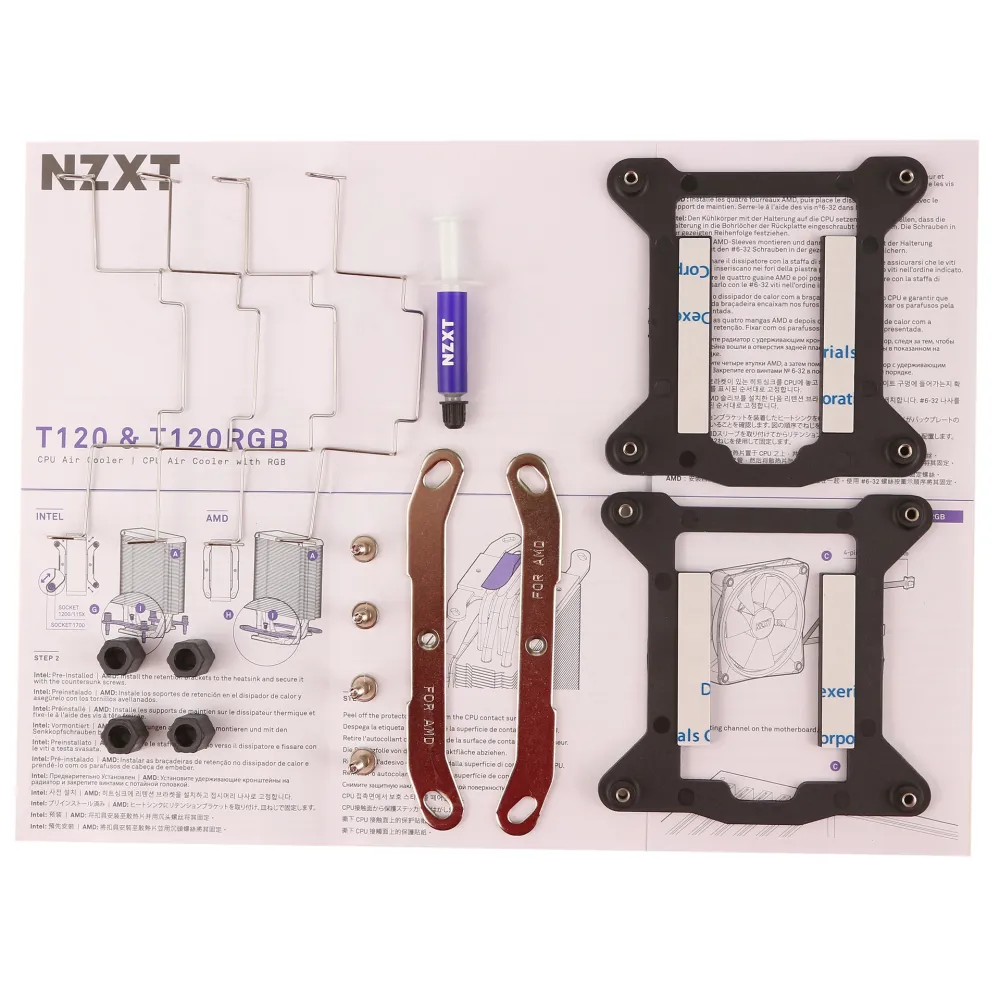 Кулер NZXT T120 White — фото 5