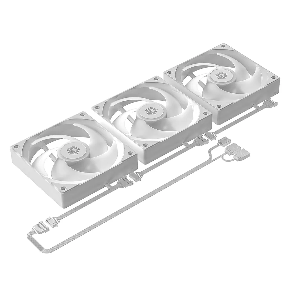 Система водяного охлаждения ID-Cooling FX360 LCD White — фото 3