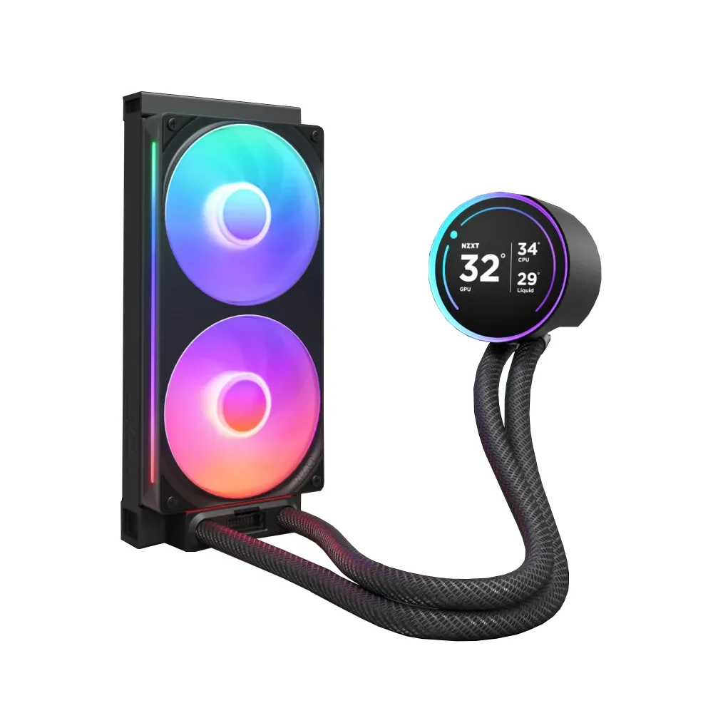 Система водяного охлаждения NZXT Kraken Elite 240 RGB Black — фото 2