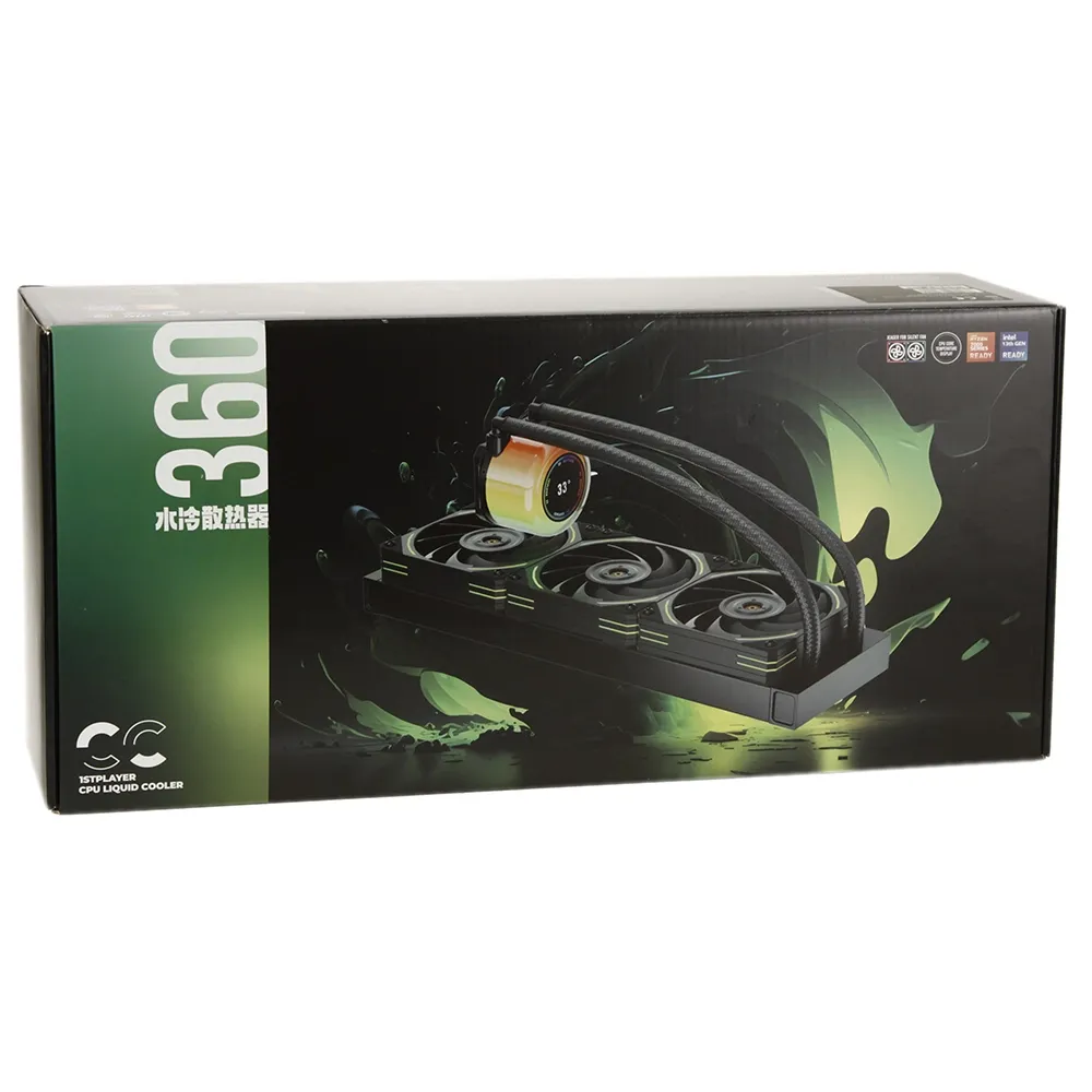 Система водяного охлаждения 1Stplayer CC 360 Black — фото 4