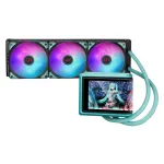 Система водяного охлаждения ASUS ROG RYUO IV 360 ARGB Hatsune Miku Edition, Black — фото 2