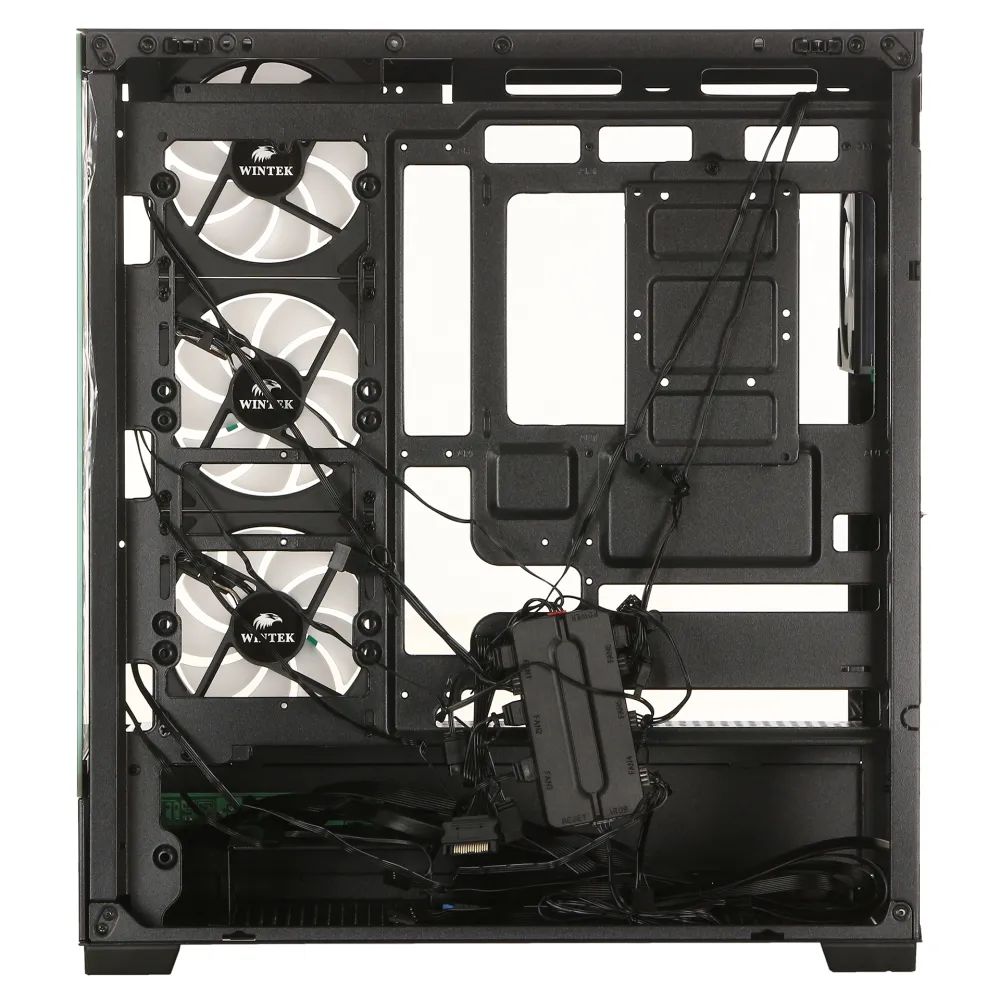 Корпус Wintek Tower 225-B TG, Black — фото 5