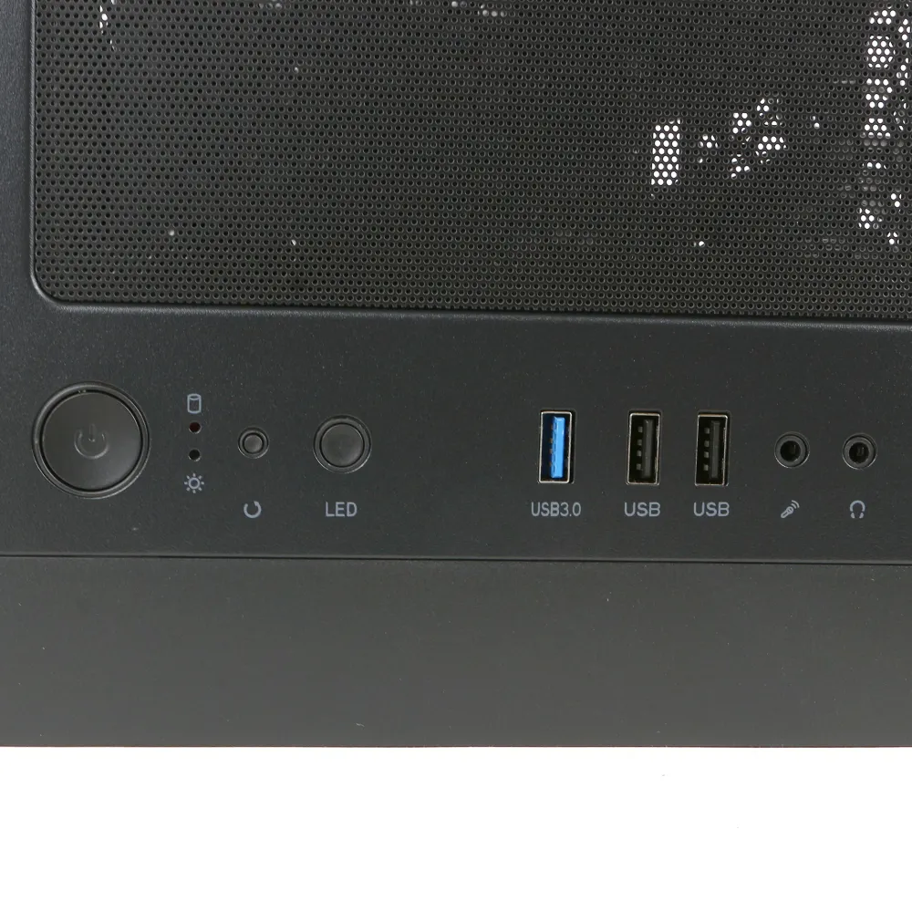 Корпус PCCooler LM300 ARGB BK, Black — фото 3