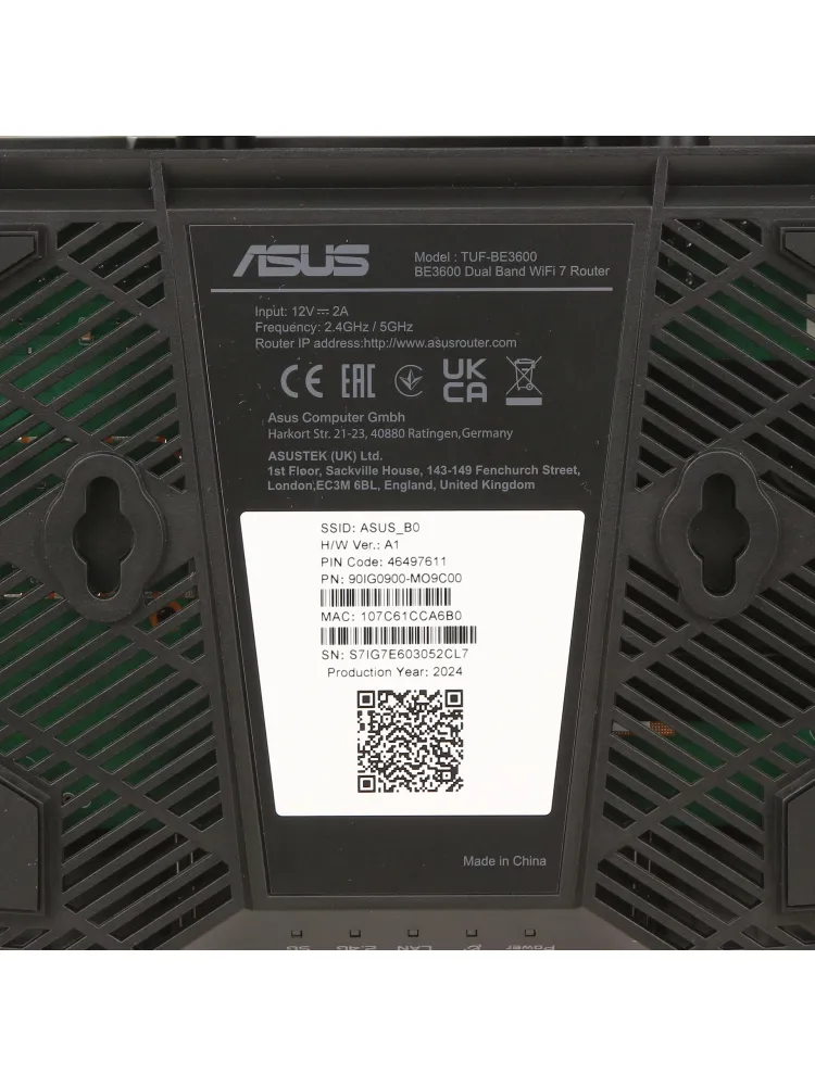 Маршрутизатор ASUS TUF Gaming BE3600 — фото 5