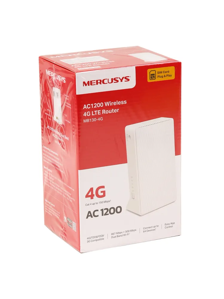 Маршрутизатор Mercusys MB130-4G — фото 5