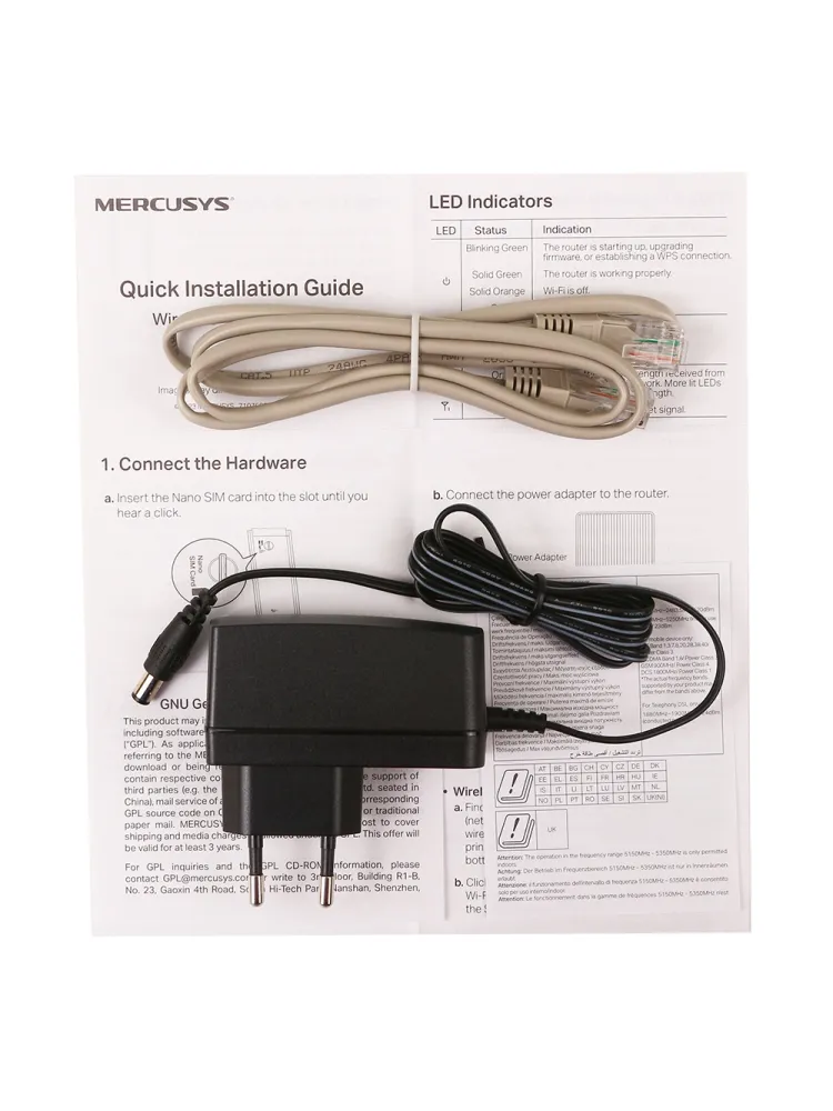 Маршрутизатор Mercusys MB130-4G — фото 4