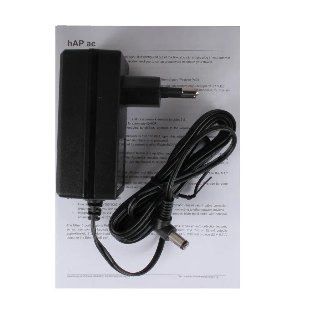 Маршрутизатор MikroTik hAP ac RB962UiGS-5HacT2HnT — фото 4