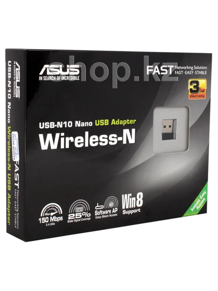 Сетевая карта ASUS USB-N10 Nano — фото 4
