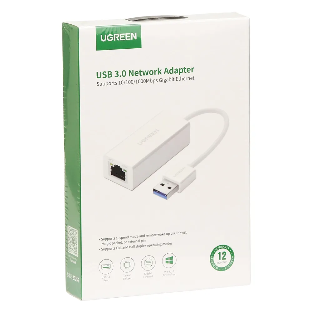 Сетевая карта Ugreen CR111, White — фото 4