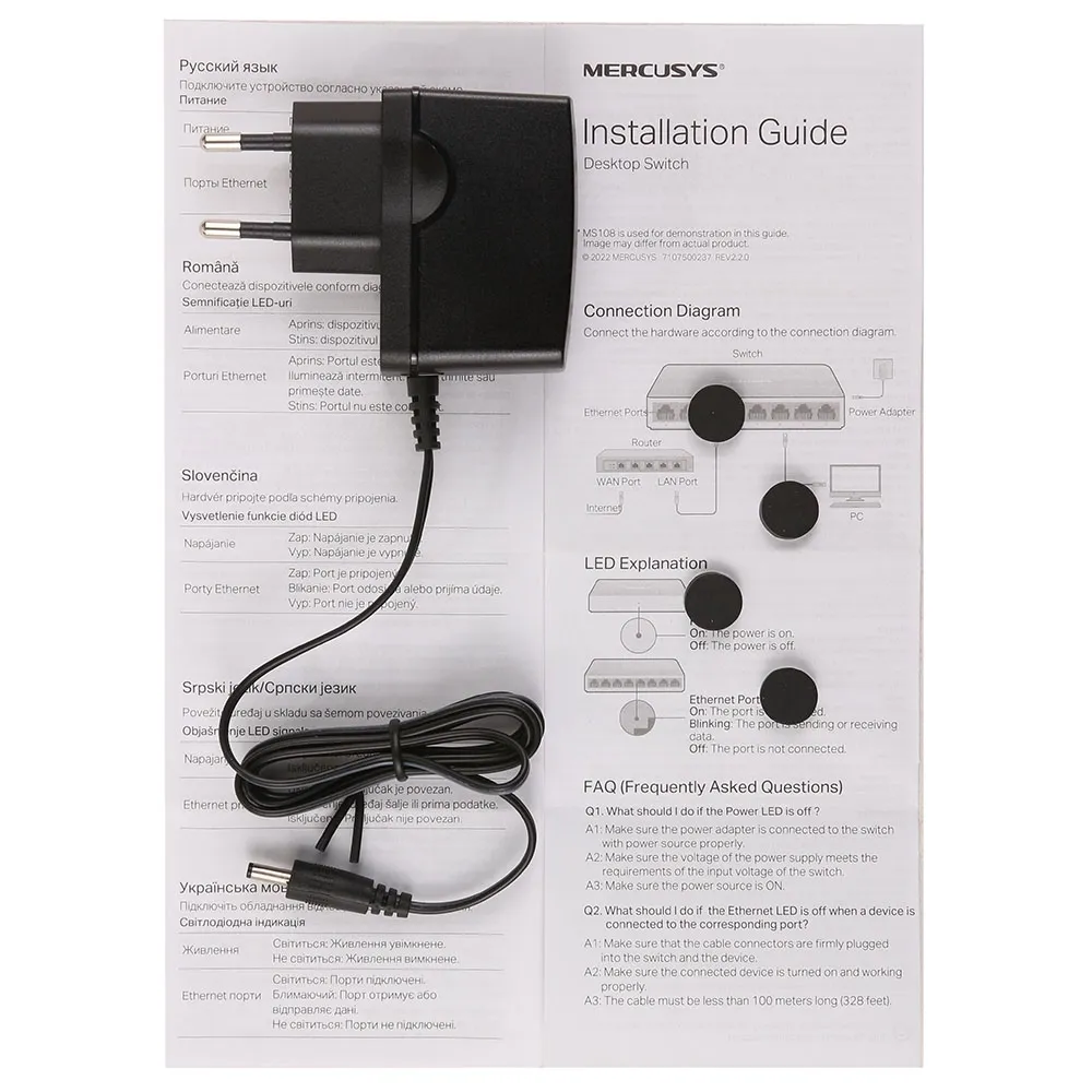 Switch 8 port Mercusys MS108GS — фото 4