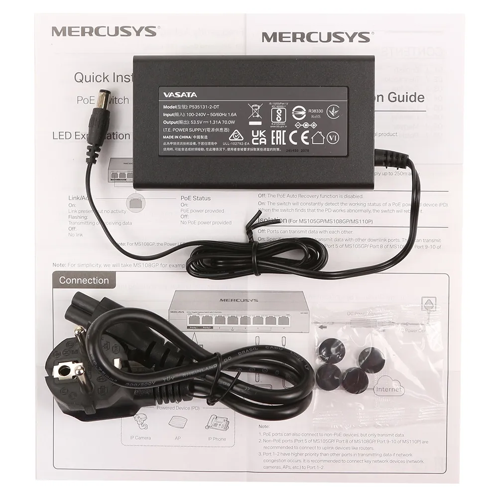 Switch 5 port Mercusys MS105GP — фото 4