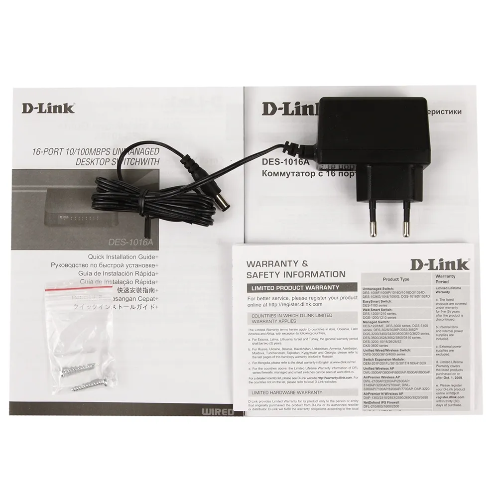 Switch 16 port D-Link DES-1016A/E2A — фото 4
