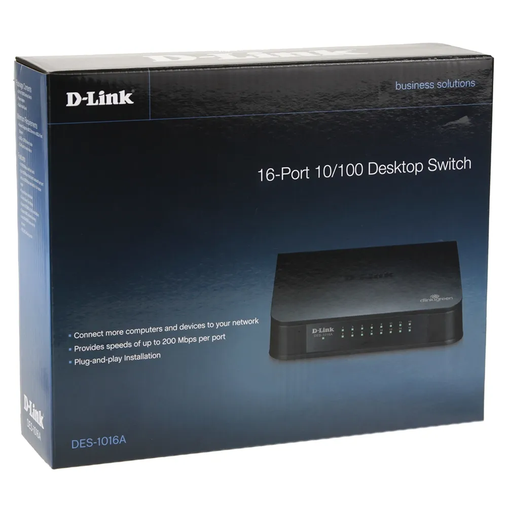 Switch 16 port D-Link DES-1016A/E2A — фото 5