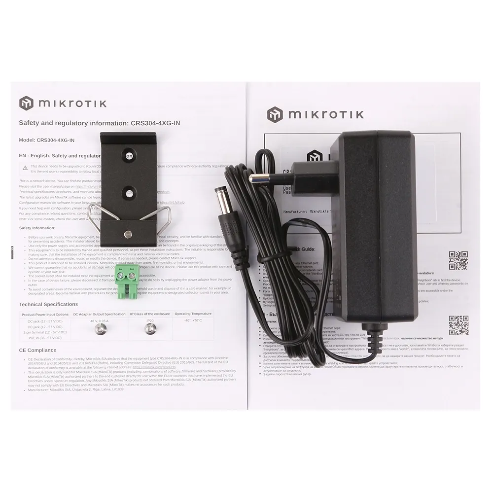 Switch 5 port MikroTik CRS304-4XG-IN — фото 5