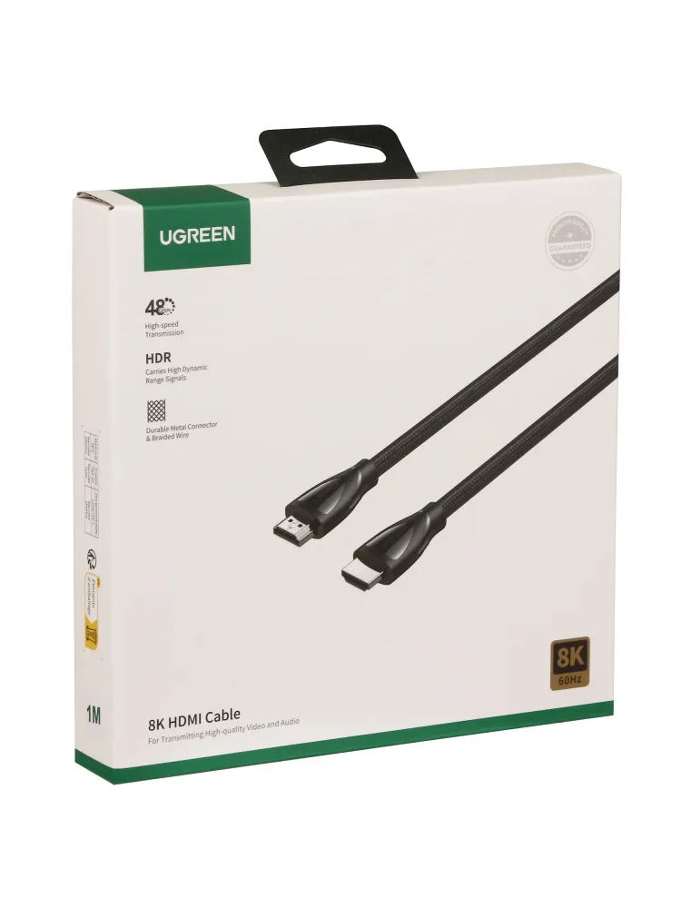 Кабель HDMI Ugreen HD140, 8K, 1m, m-m, BOX — фото 3