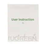 Кабель аудио сигнала Ugreen AV142, 10 sm, Grey, BOX — фото 2