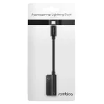 Переходник MiniJack 3.5 mm-Lightning Rombica TC-00092, BOX — фото 3