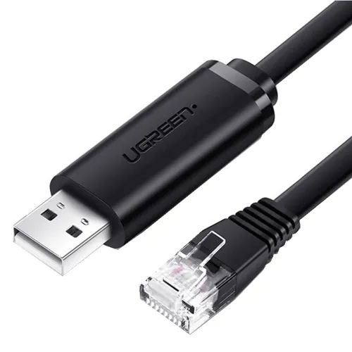Кабель Ugreen USB 2.0 Type A - RJ45, 1.5m., m-m, Black