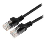 Patch cord RJ-45 5е cat Cablexpert PP10-2M/BK, UTP, 2m, Black