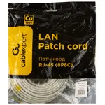 Patch cord RJ-45 5е cat Cablexpert PP10-20M, UTP, 20m, Gray — фото 2