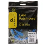 Patch cord RJ-45 5е cat Cablexpert PP10-1M/B, UTP, 1m, Blue — фото 2