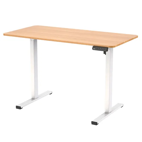 Стол регулируемый FlexiSpot FQ2-WM-1260, Oak-White