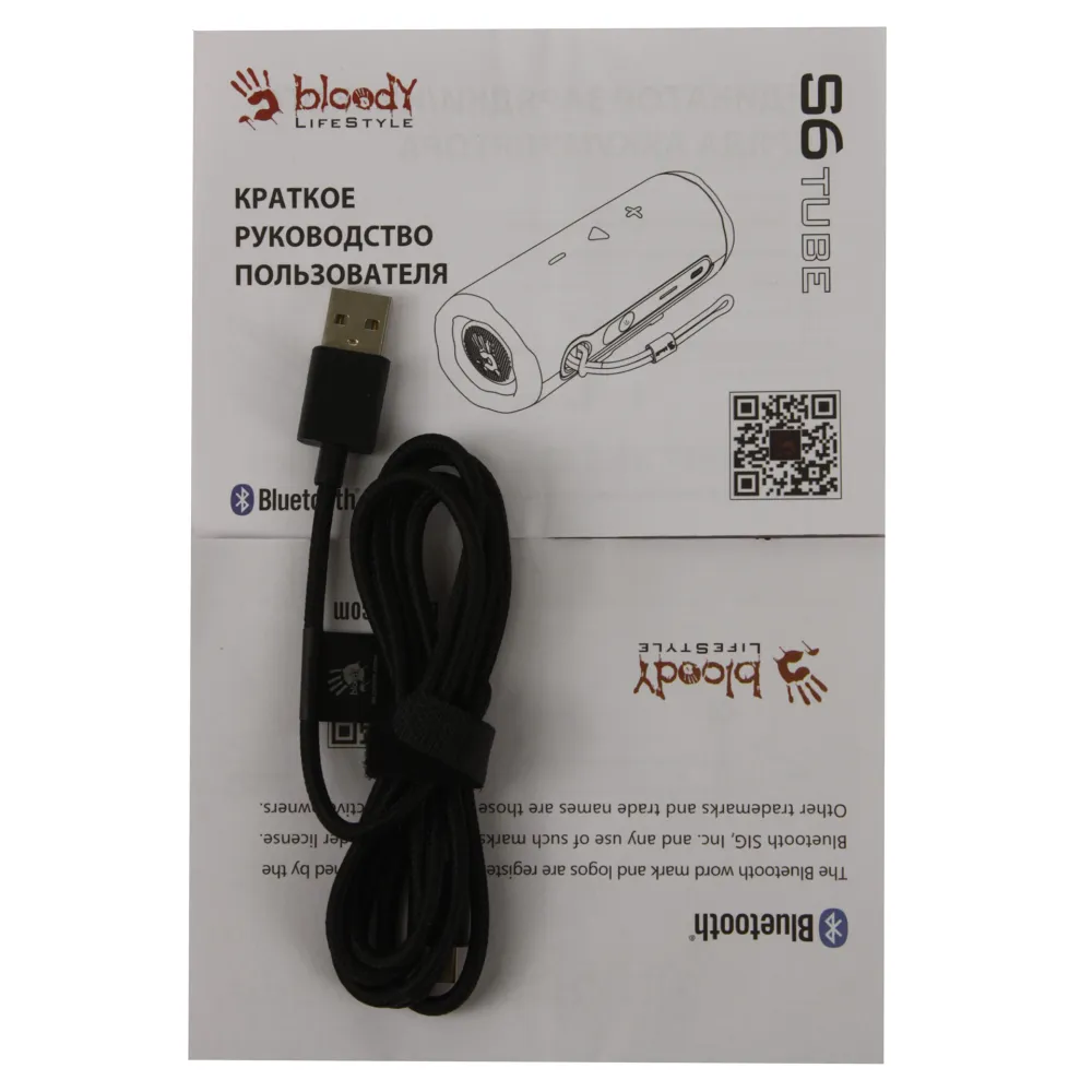 Колонка портативная A4Tech Bloody S6 Tube (2.0), Red — фото 4