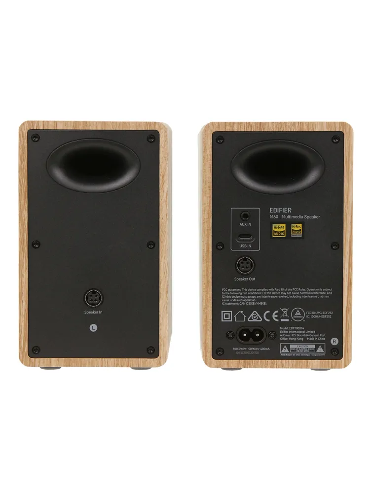 Колонки Edifier M60 (2.0), Classic Oak — фото 3