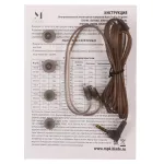Гарнитура Music Public Kingdom IEM200M, Transparent Black — фото 3