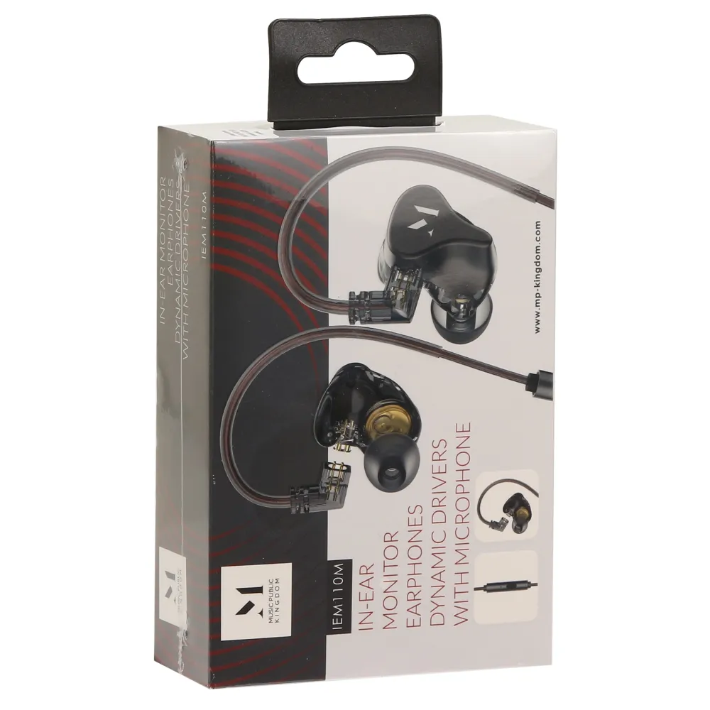Гарнитура Music Public Kingdom IEM110M, Dark Grey — фото 4