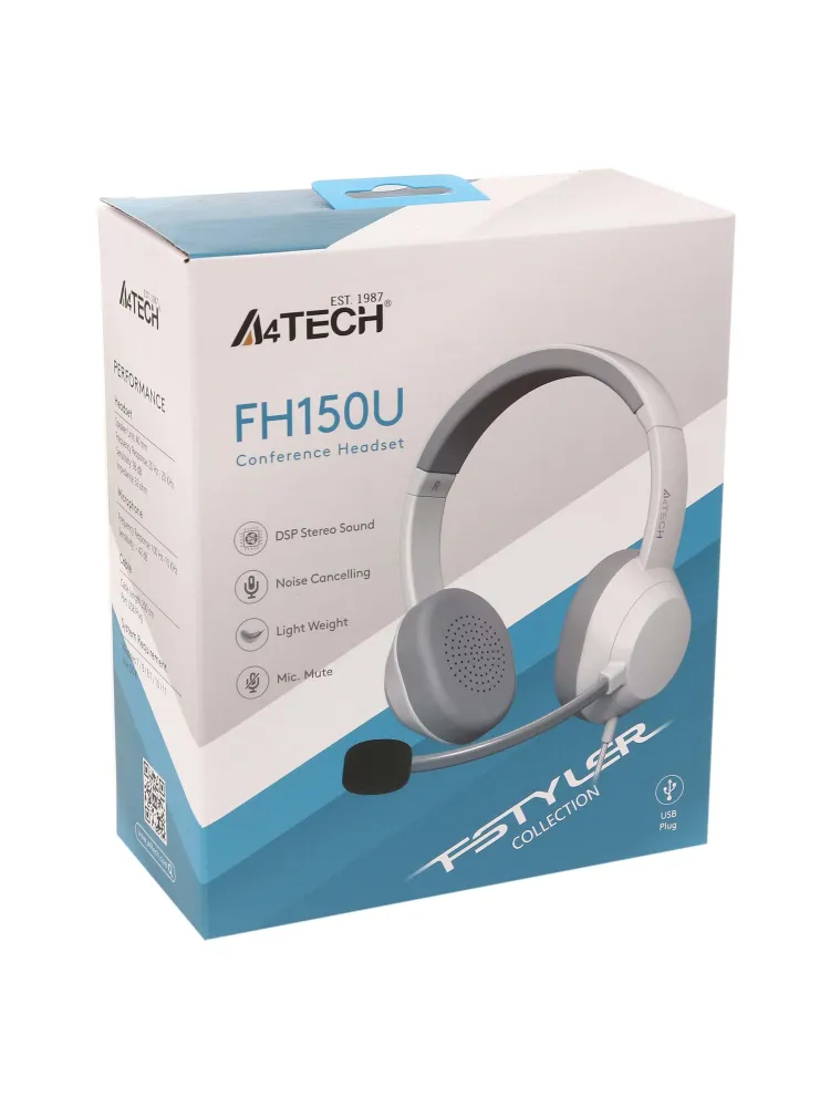 Гарнитура A4Tech Fstyler FH150U, White — фото 4