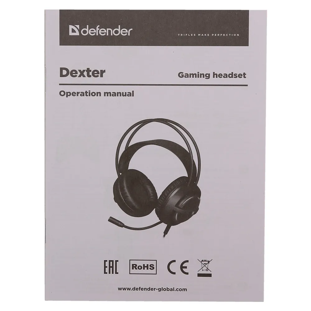 Гарнитура Defender Dexter, Black — фото 5