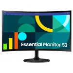 Монитор 24" Samsung Essential S3 LS24D364GAIXCI, Black