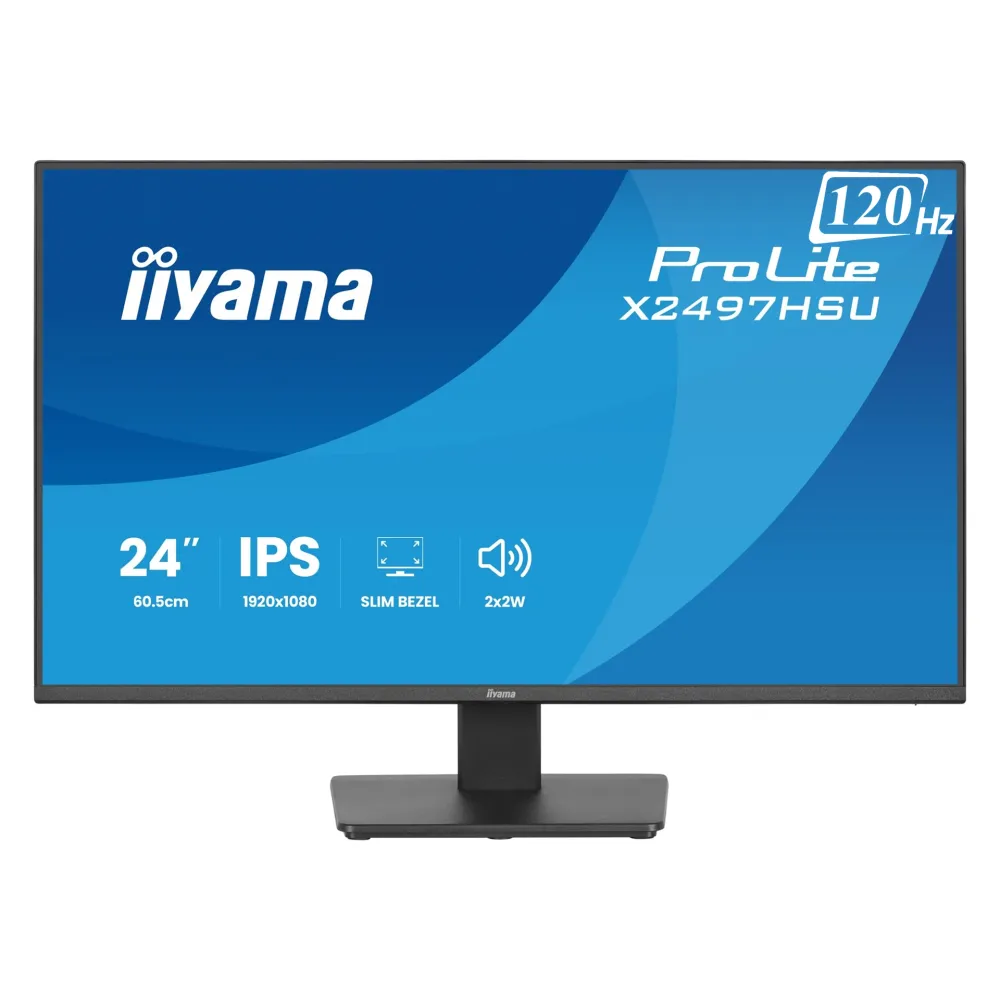 Монитор 23.8" iiyama ProLite X2497HSU-B1, Black — фото 2