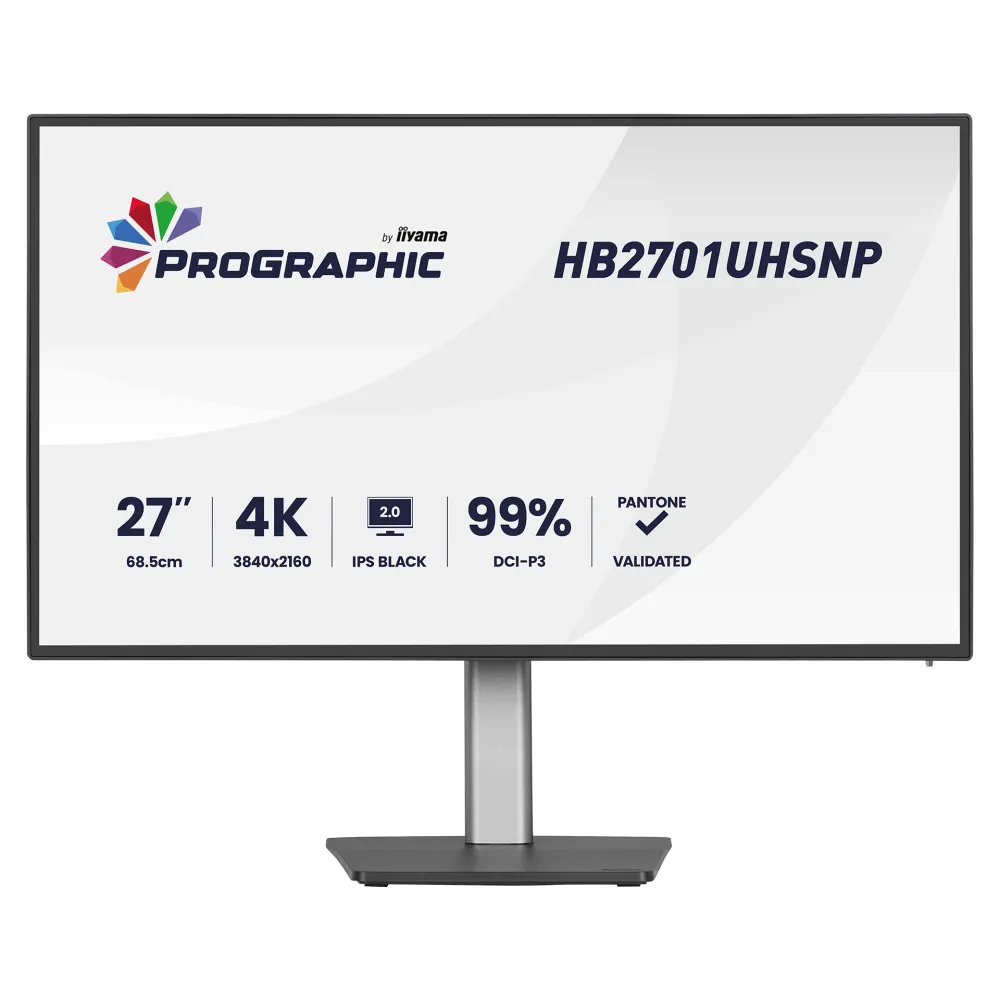 Монитор 27" iiyama ProGraphic HB2701UHSNP-B1, Black — фото 2