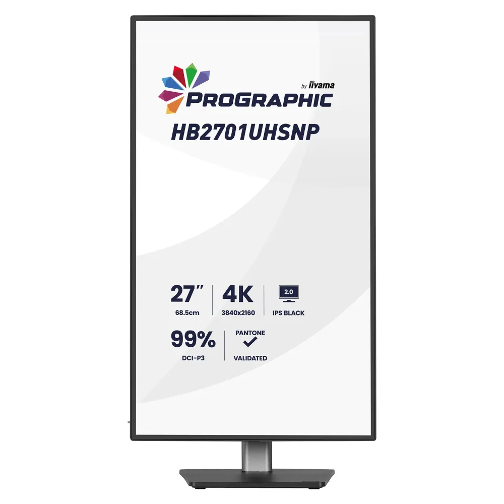 Монитор 27" iiyama ProGraphic HB2701UHSNP-B1, Black — фото 3