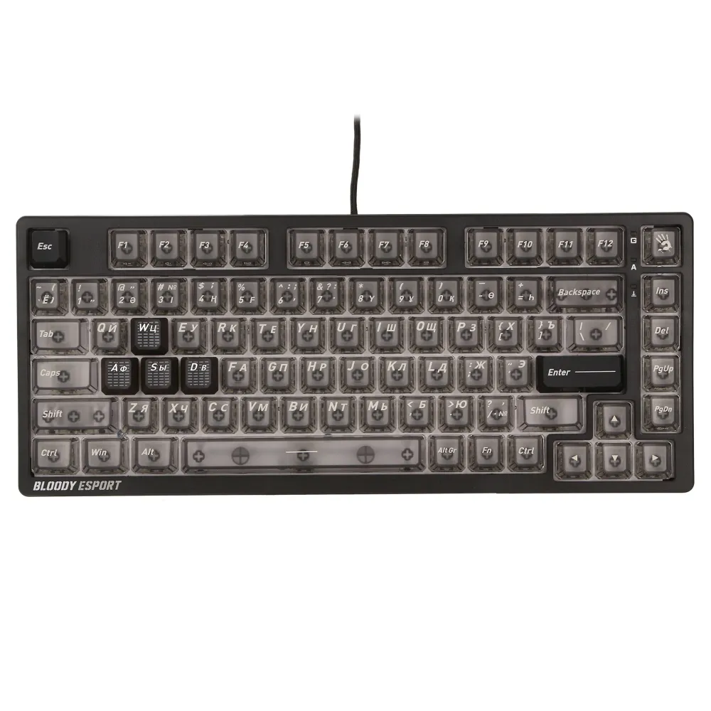 Клавиатура A4Tech Bloody MS76, MS Magnetic Switch, Stellar Black, USB — фото 2