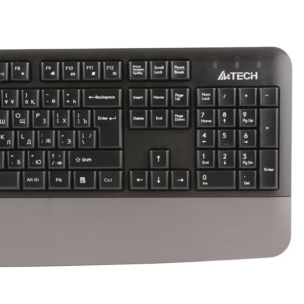 Клавиатура A4Tech Fstyler FG2500S Plus, Grey, USB + мышь — фото 4