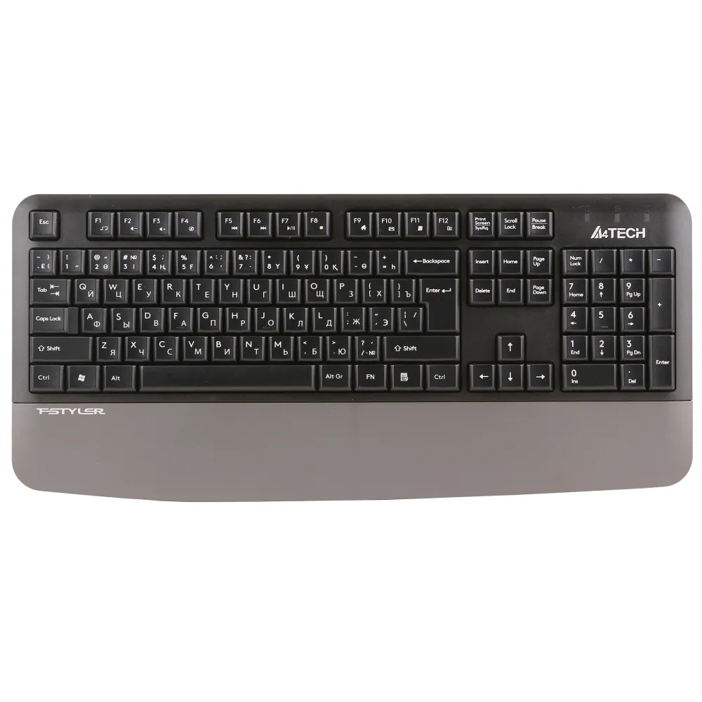 Клавиатура A4Tech Fstyler FG2500S Plus, Grey, USB + мышь — фото 2