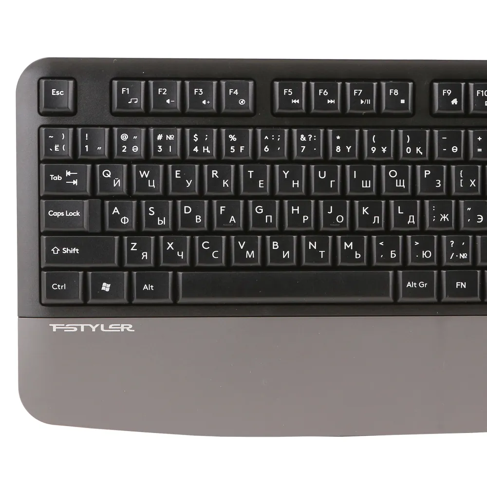 Клавиатура A4Tech Fstyler FG2500S Plus, Grey, USB + мышь — фото 3