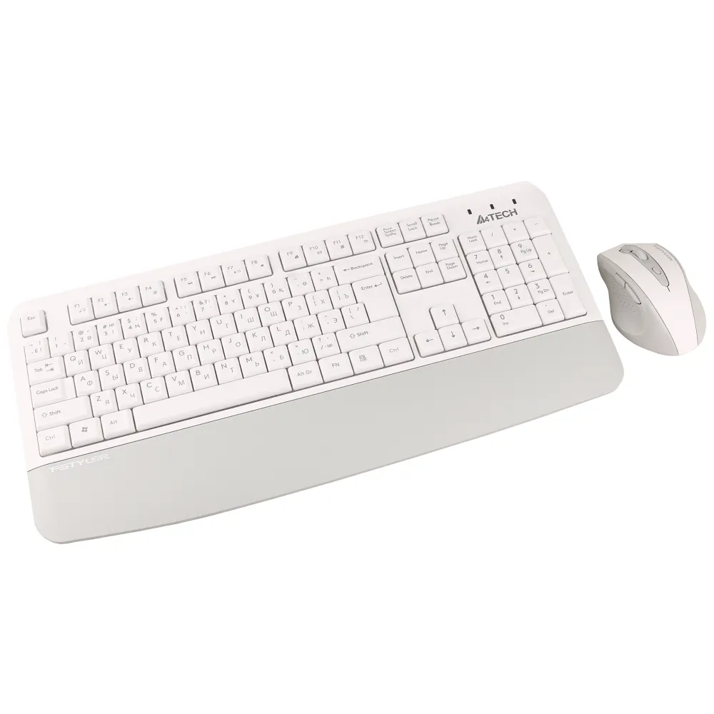 Клавиатура A4Tech Fstyler FG2500S Plus, White, USB + мышь