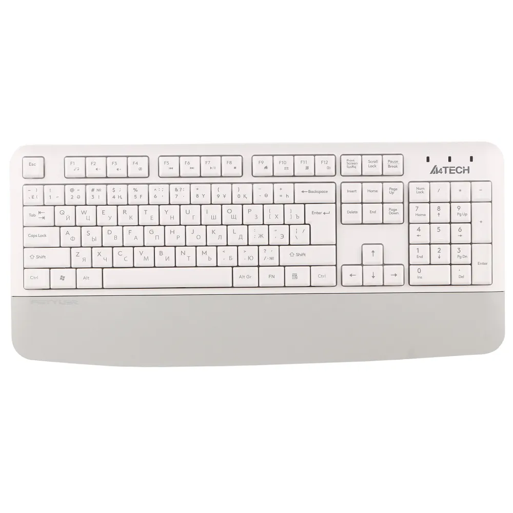 Клавиатура A4Tech Fstyler FG2500S Plus, White, USB + мышь — фото 2