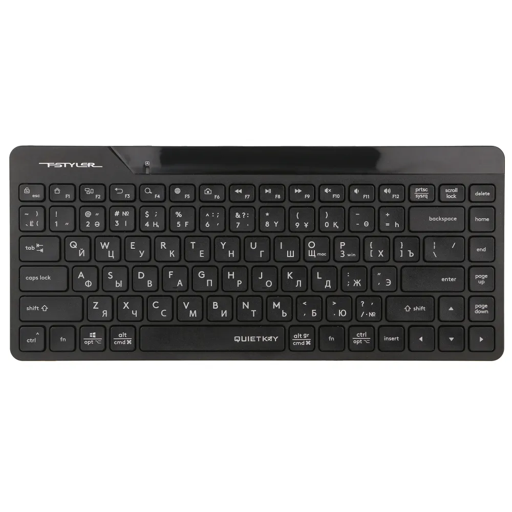 Клавиатура A4Tech Fstyler FG2200 Air2, Black, USB + мышь — фото 2