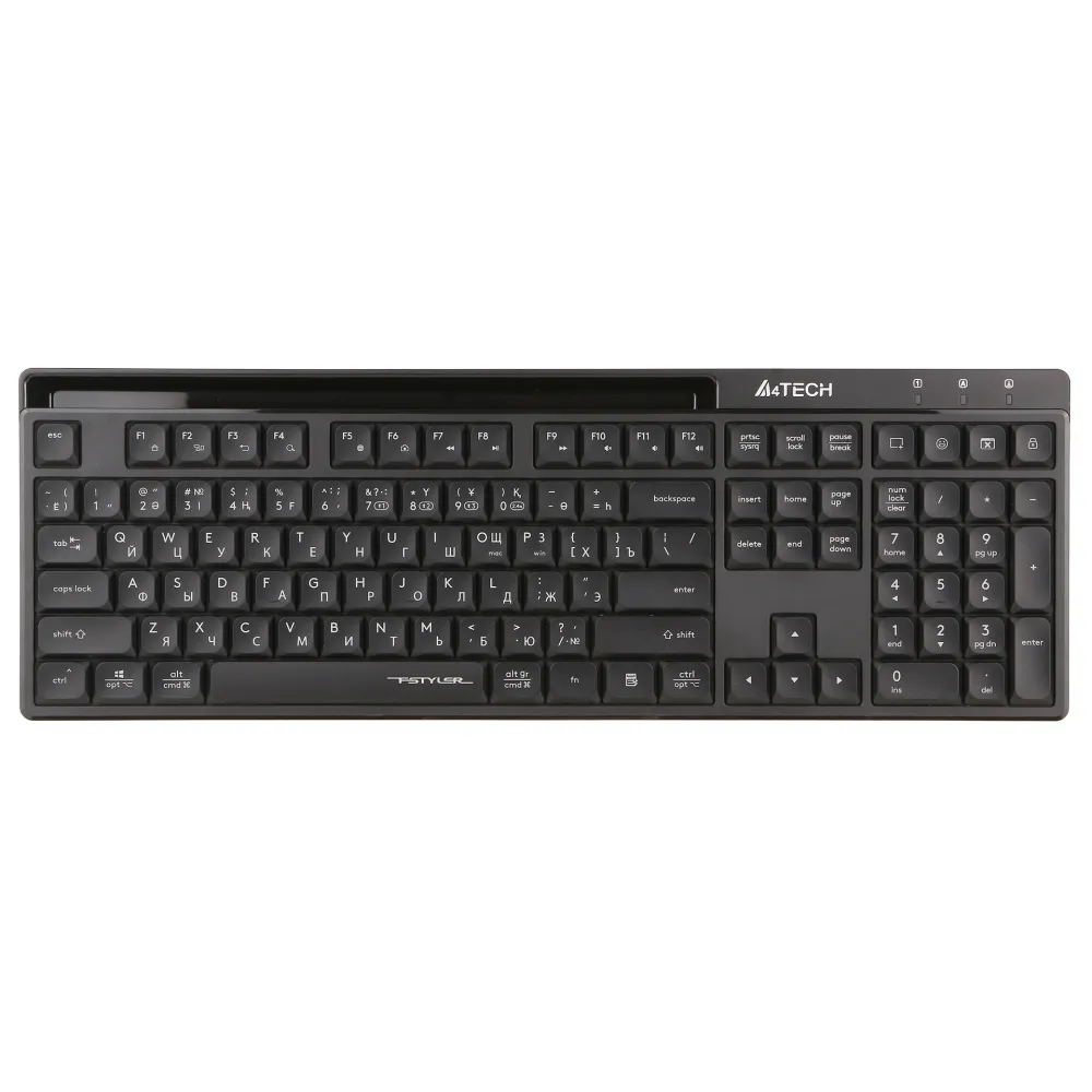Клавиатура A4Tech Fstyler FBX72C, Black, USB — фото 2