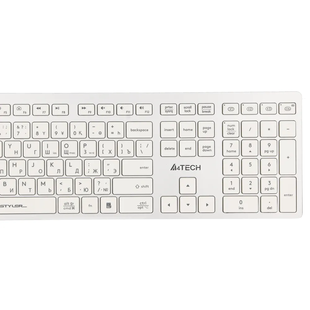 Клавиатура A4Tech Fstyler FBX50C, White, USB — фото 4