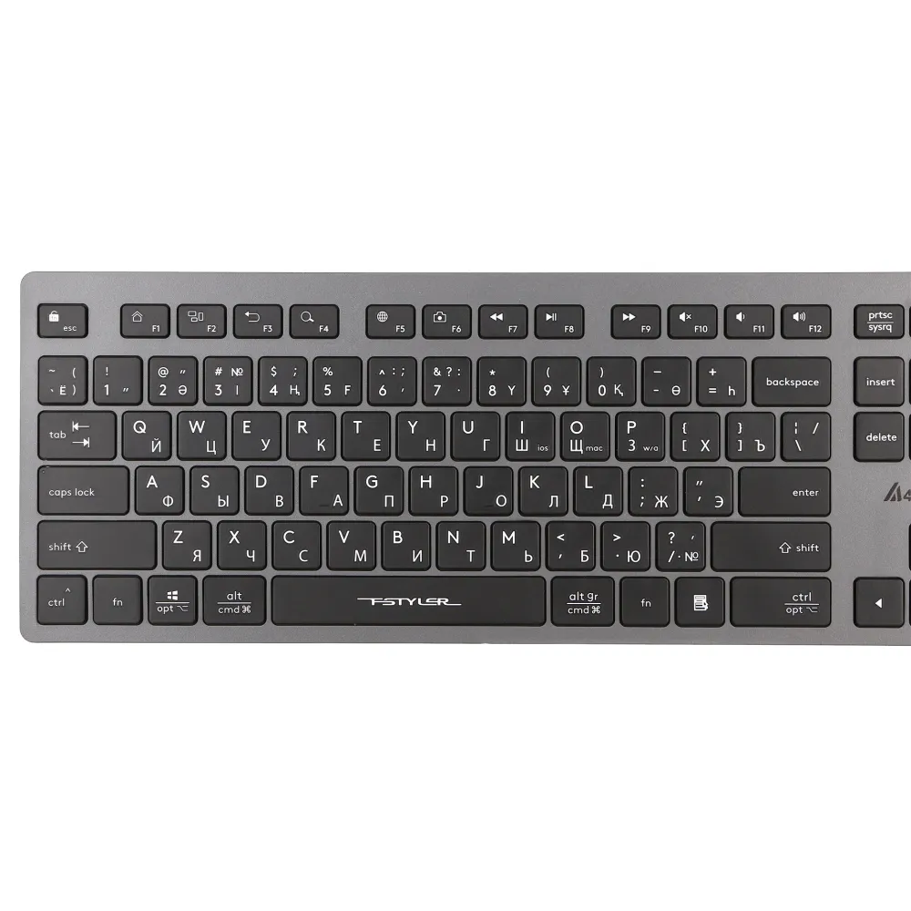 Клавиатура A4Tech Fstyler FBX50C, Grey, USB — фото 3
