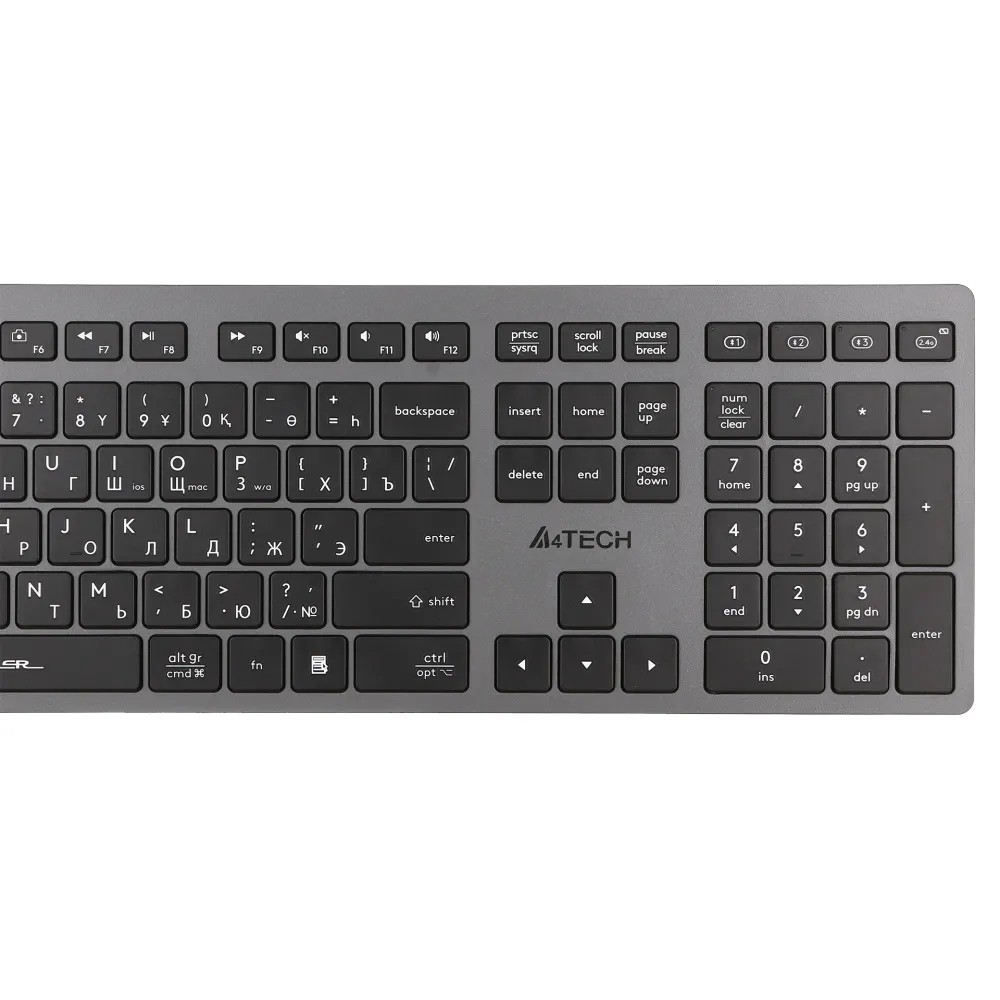Клавиатура A4Tech Fstyler FBX50C, Grey, USB — фото 4